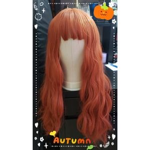 Lolita Long Curly Orange Wig YV43003